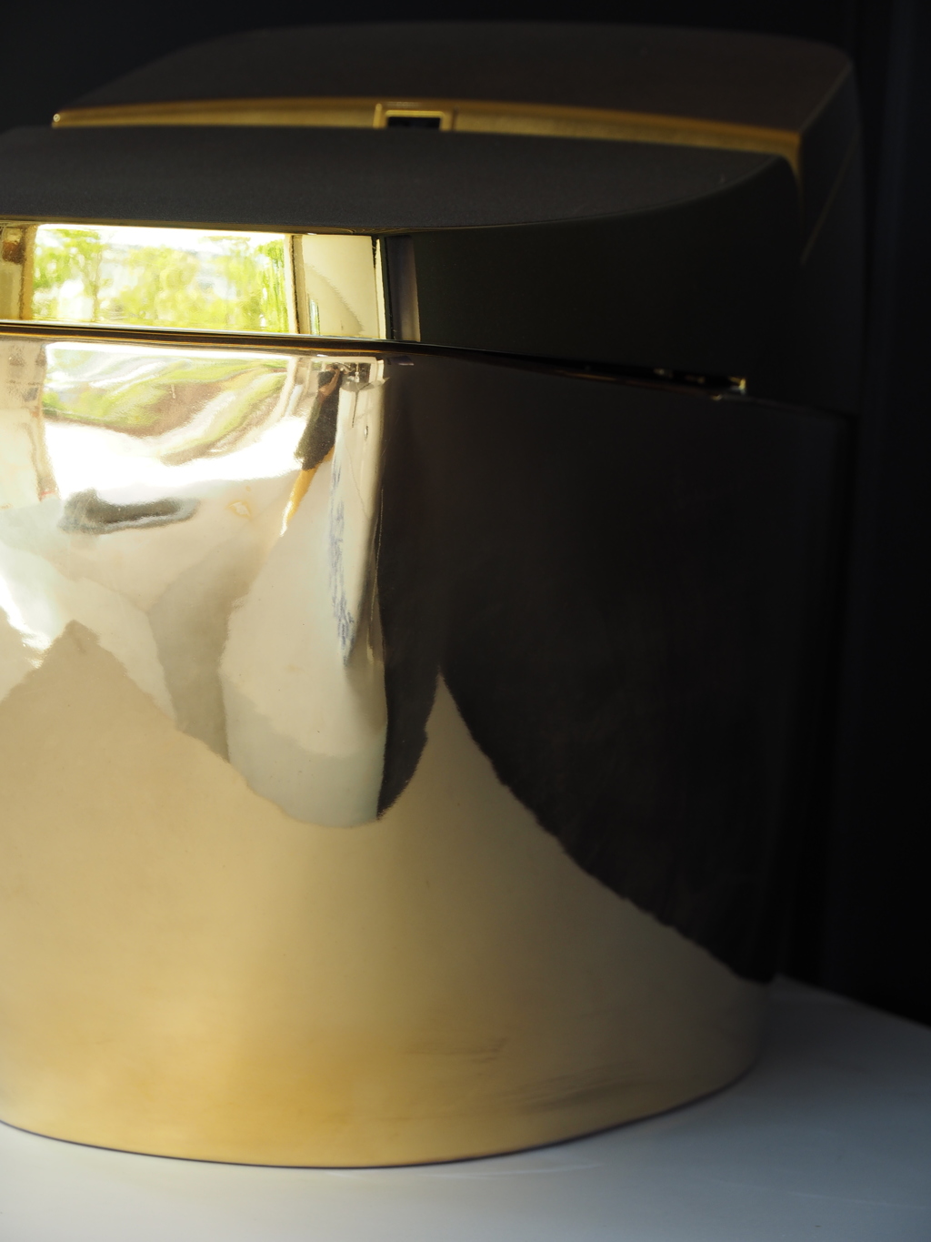 金色の・・・便器