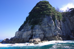 蘇洞門遊覧船より