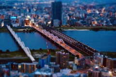 十三大橋の夜