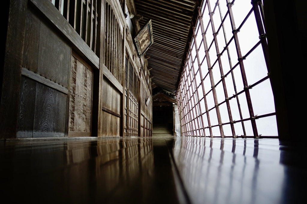 永平寺の廊下
