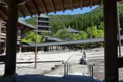 回廊の見える風景