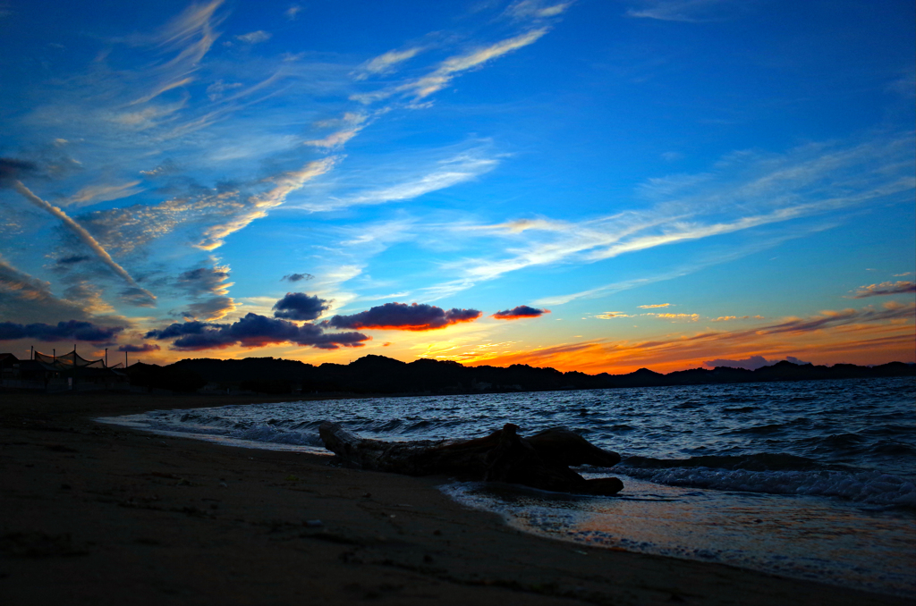 瀬戸内の夕焼け