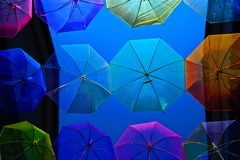 青空と傘