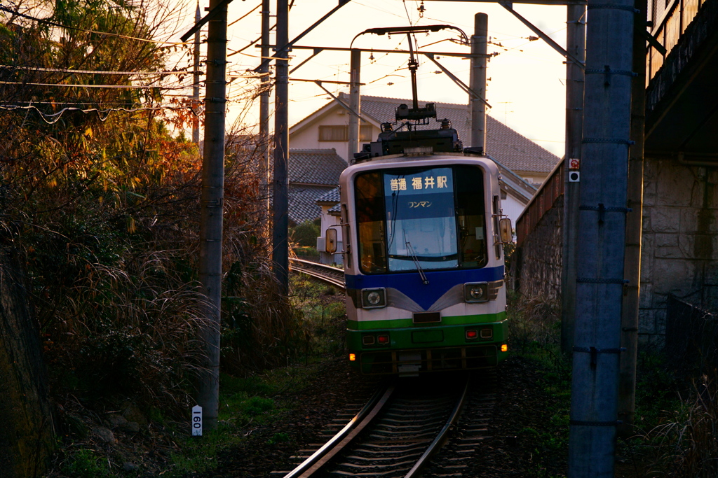 福井鉄道は朝