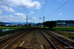 寂しい線路
