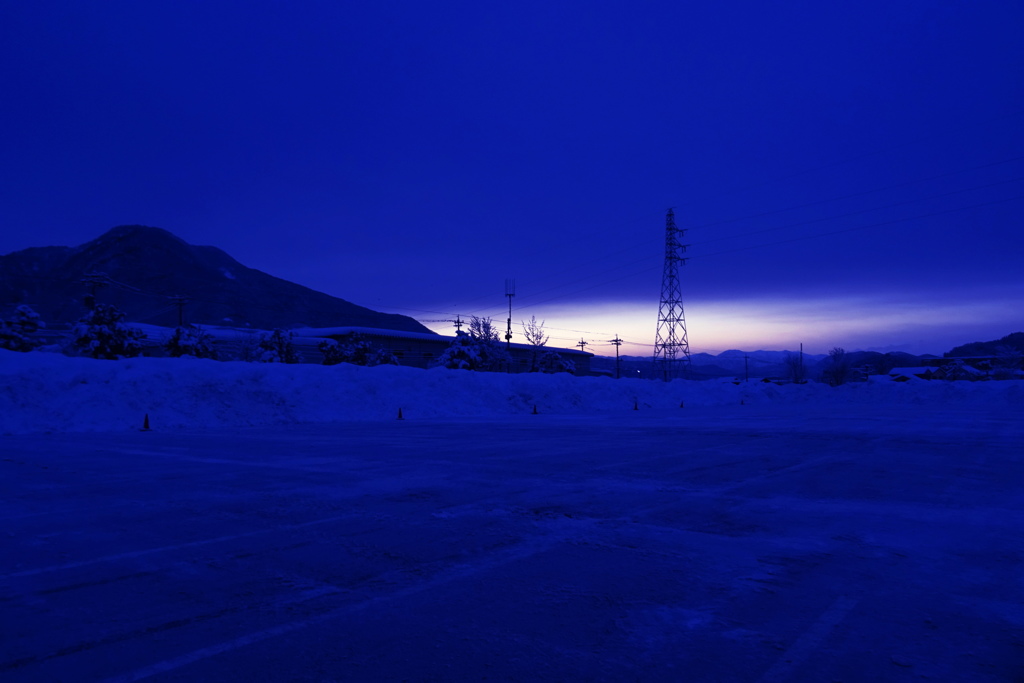 大雪警報から抜け出した空