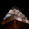 大阪城の夜