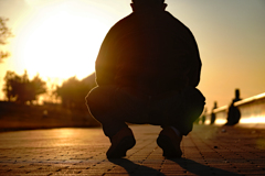 夕暮れに物思ふ