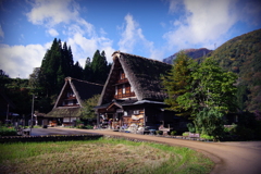 五箇山は青空