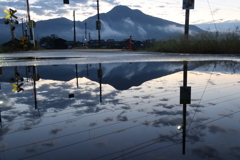 雨上りの朝