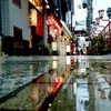 雨の法善寺横丁