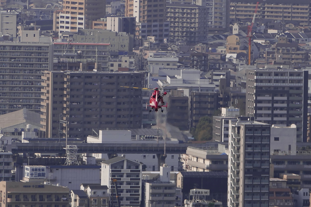 ホバリング中～