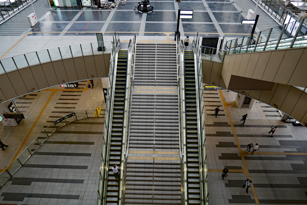 大阪駅の大階段