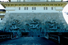石垣の龍