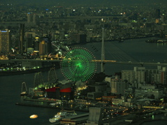 夕暮れの観覧車