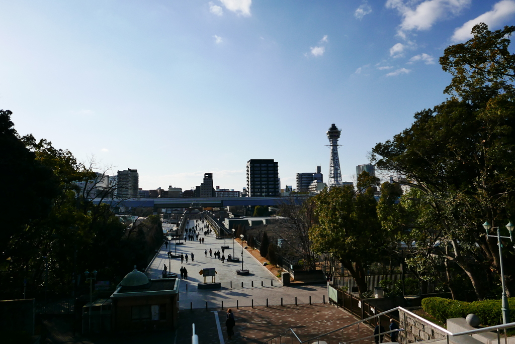 通天閣の見える景色