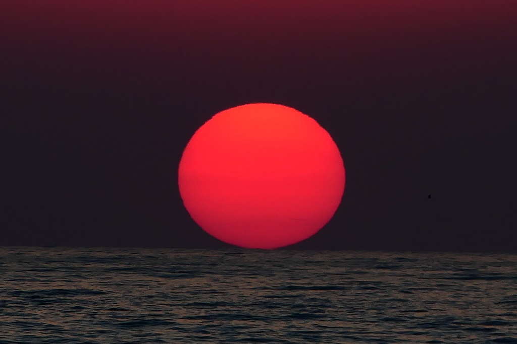 真っ赤な太陽