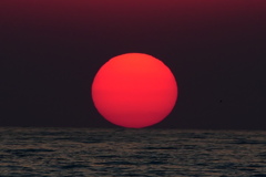 真っ赤な太陽