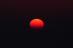 昨日の夕焼け