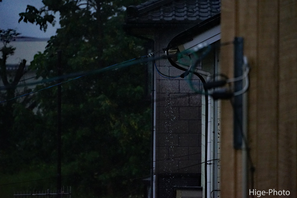 豪雨。恨めしや