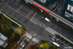 大きな三差路