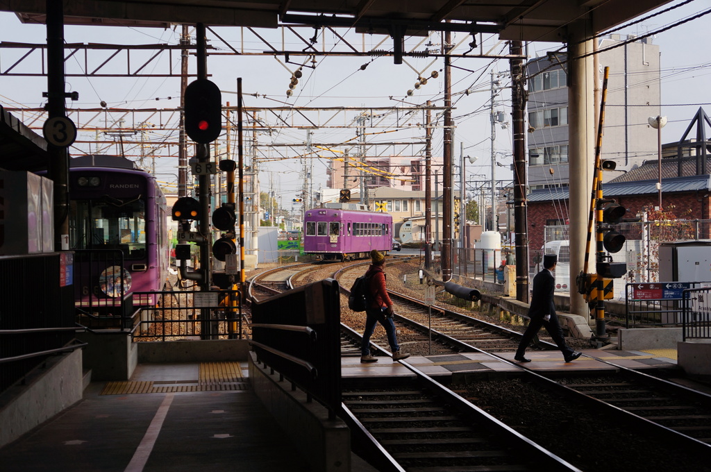 嵐電の駅