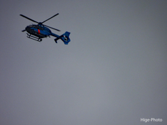 聖火ランナー追尾中