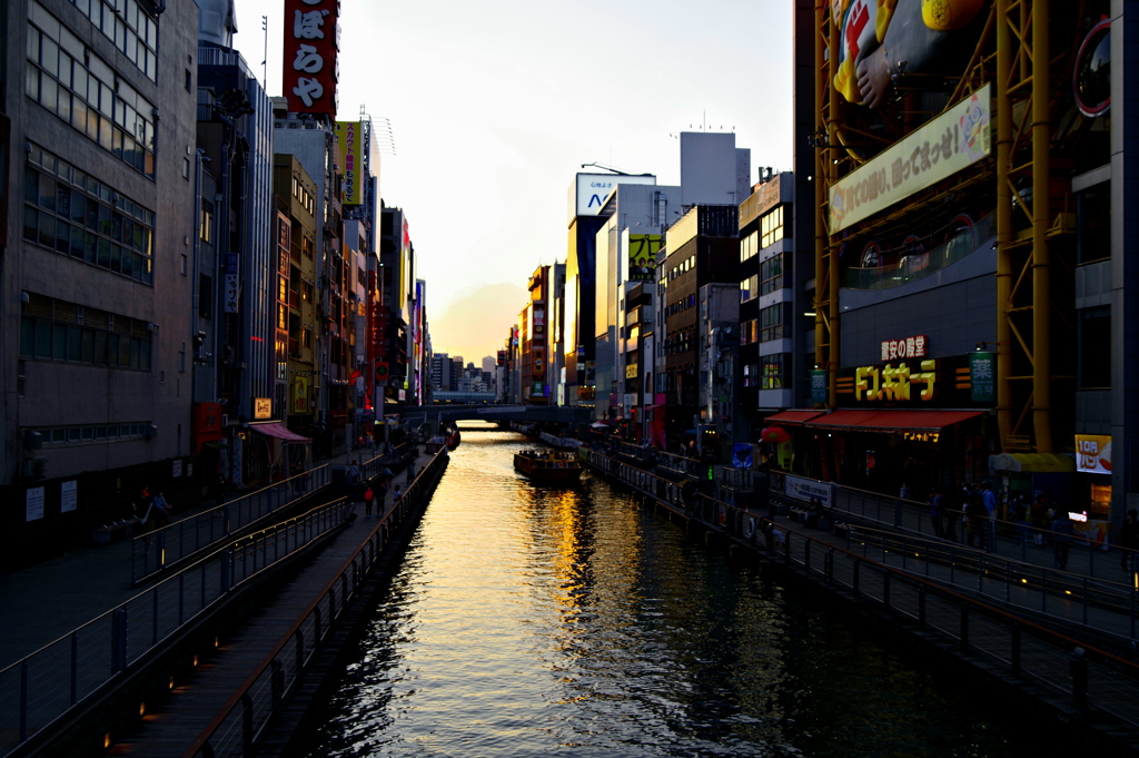 夕暮れ間近