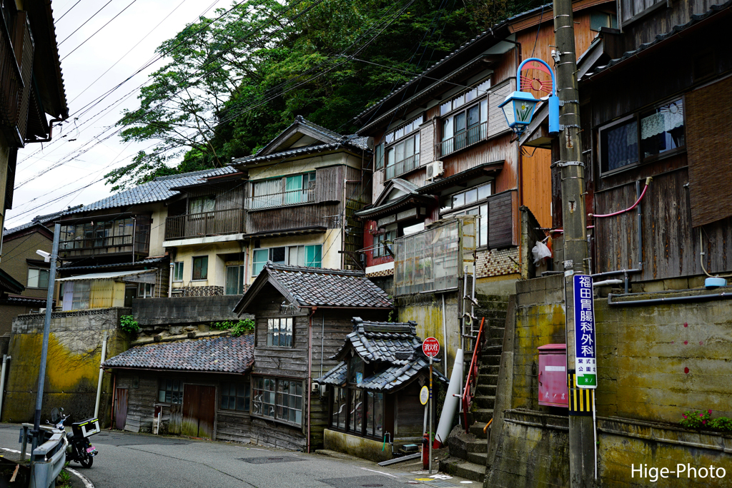 旧街道の集落
