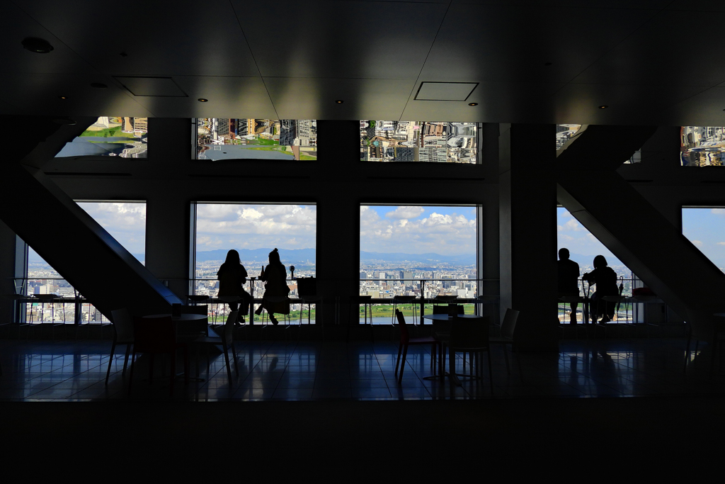 眺める人を眺める