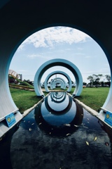 公園のオブジェ