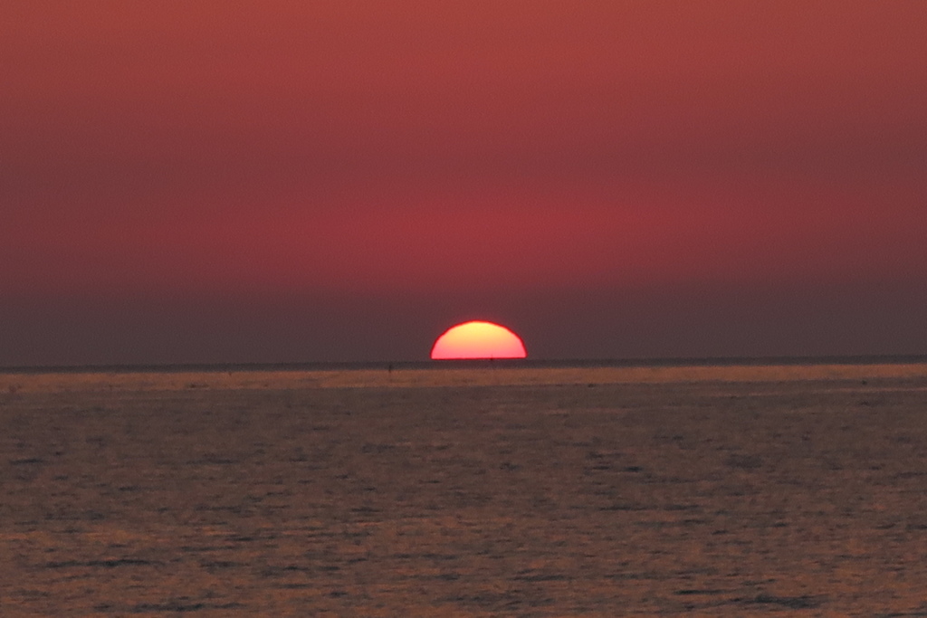 7月19日の夕焼け