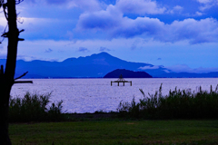 今朝、琵琶湖に行ってきました