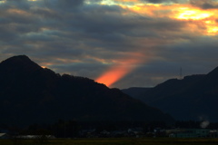 太陽が昇るとき