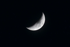 今夜は三日月
