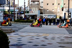 ピカチュウが走る
