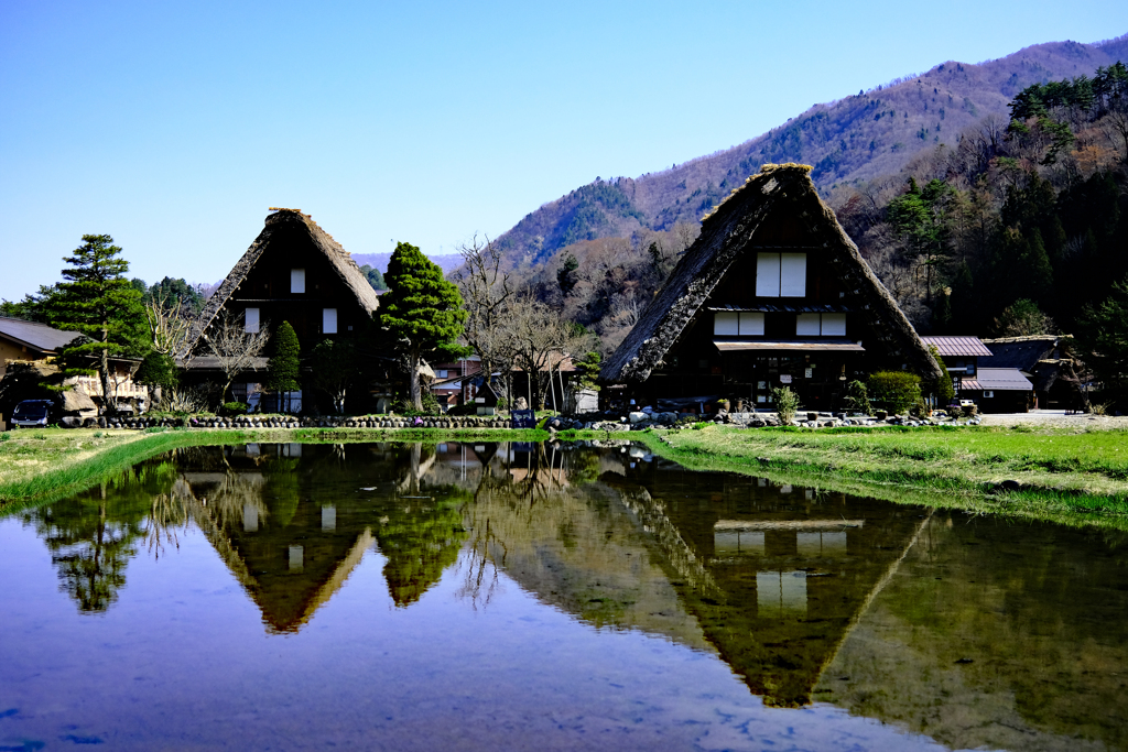 田んぼの水も温む