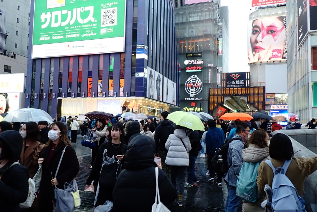 人溢れる心斎橋