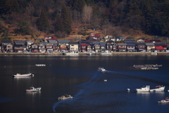 入り江の漁村