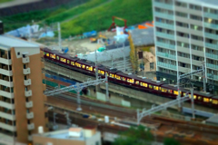 電車が見えた