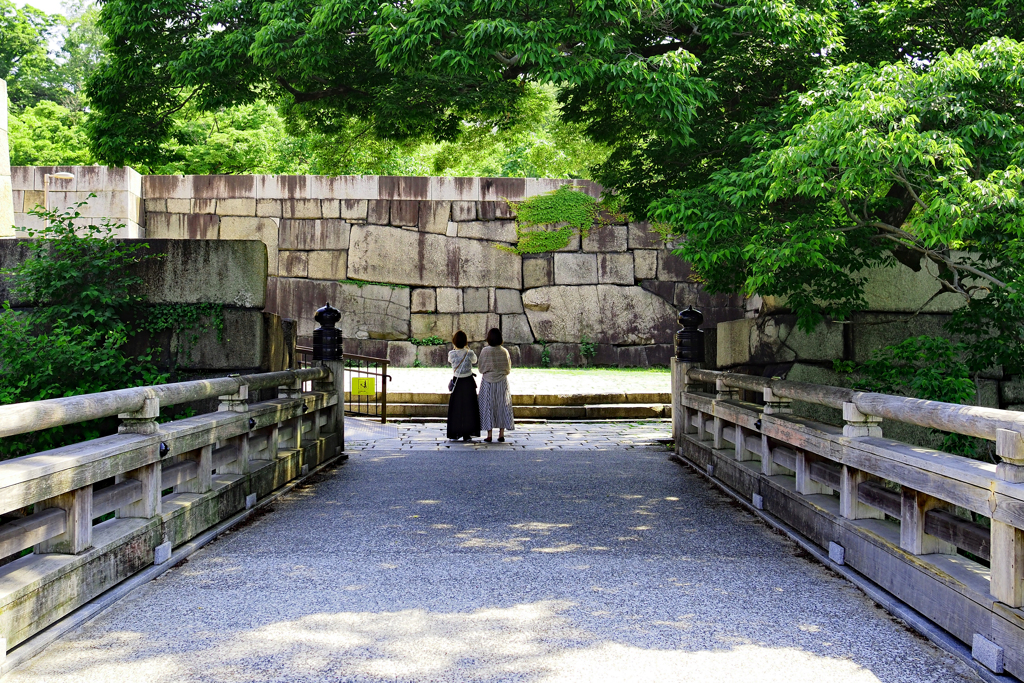 三都物語。大阪城は二人旅