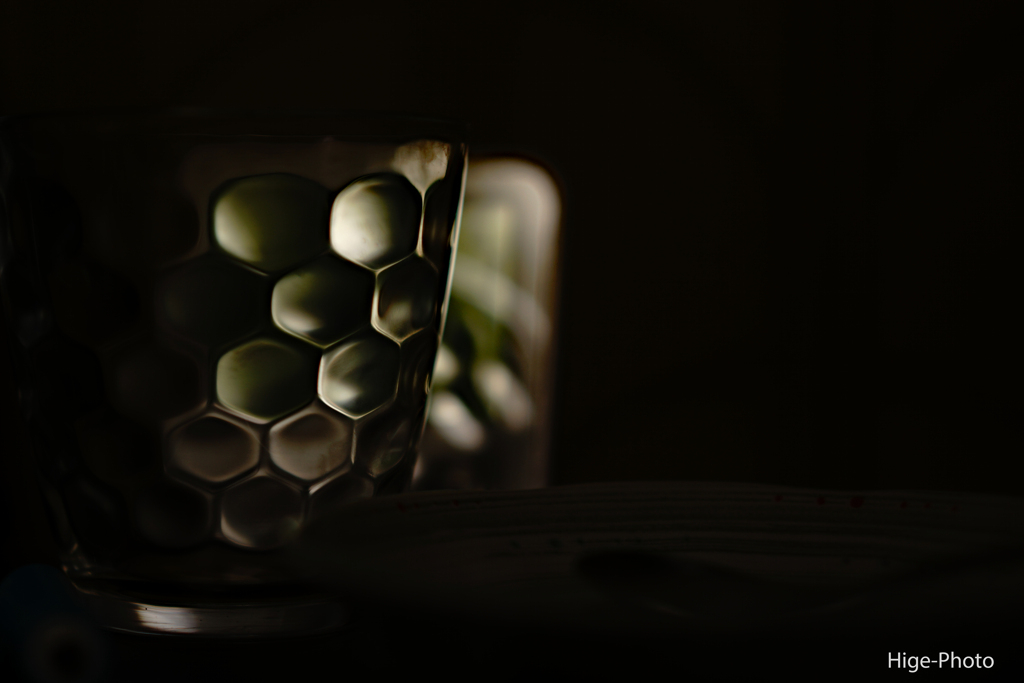 アイスコーヒーの入っていたグラス