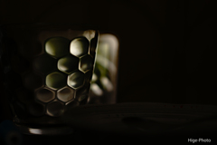 アイスコーヒーの入っていたグラス