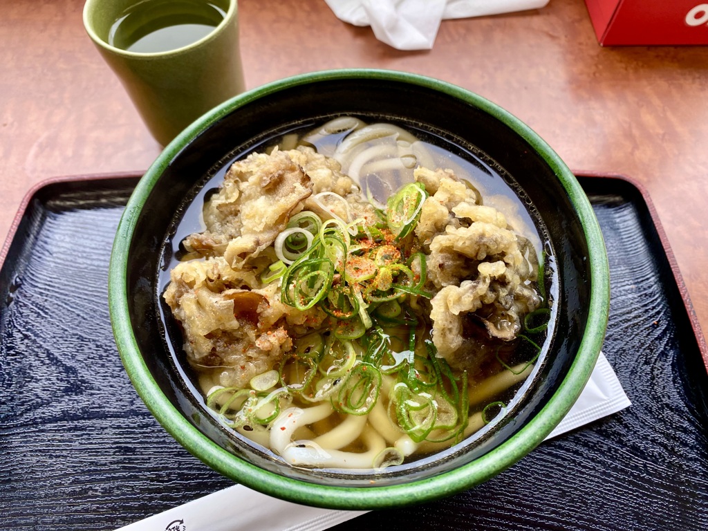 越前舞茸天ぷらそば