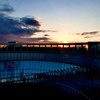 展望台の夕陽