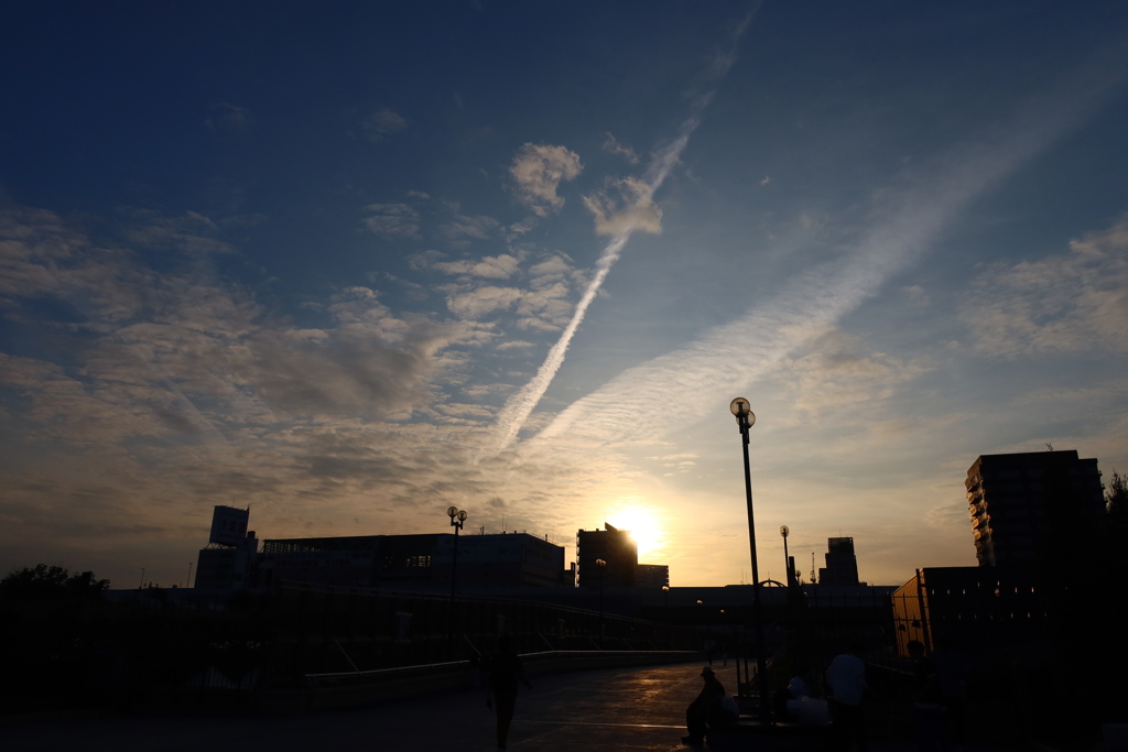 夕暮れの空