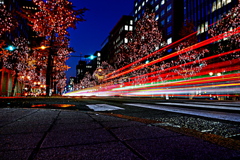 御堂筋のネオン