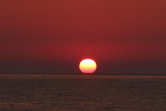7月19日の夕焼け