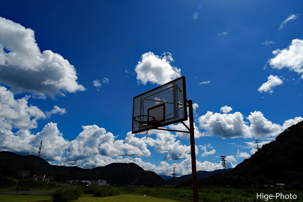 青空高く