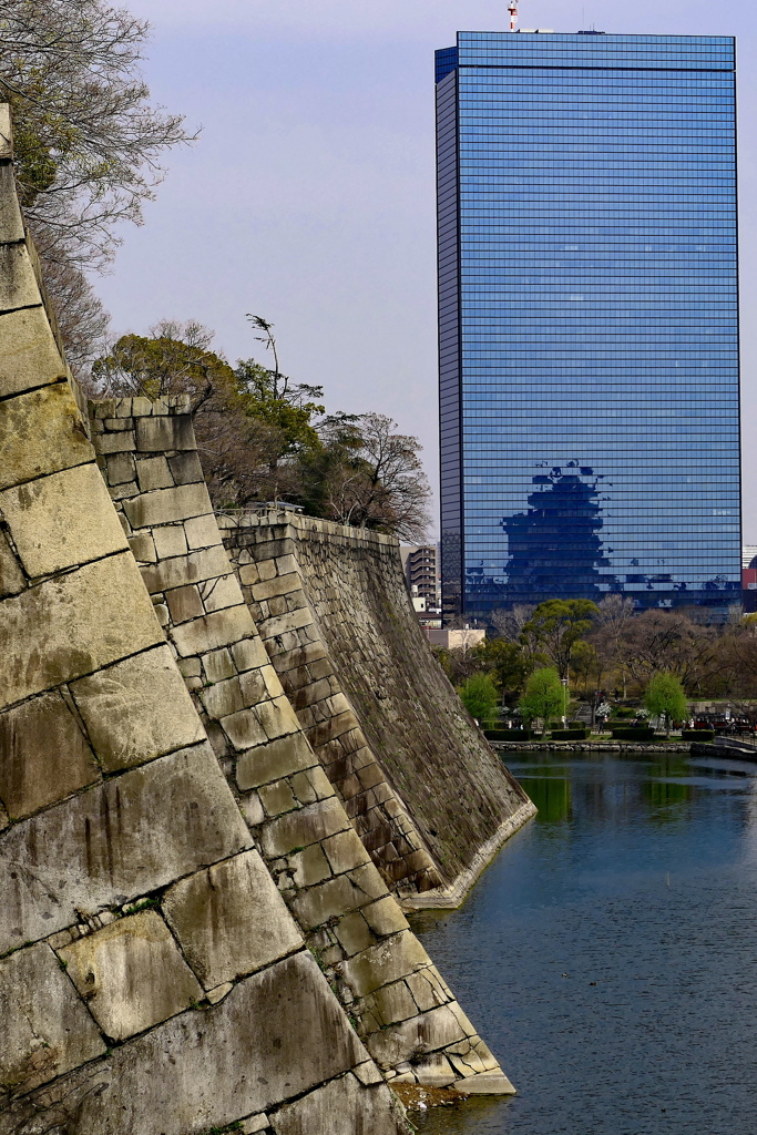 初春のお堀